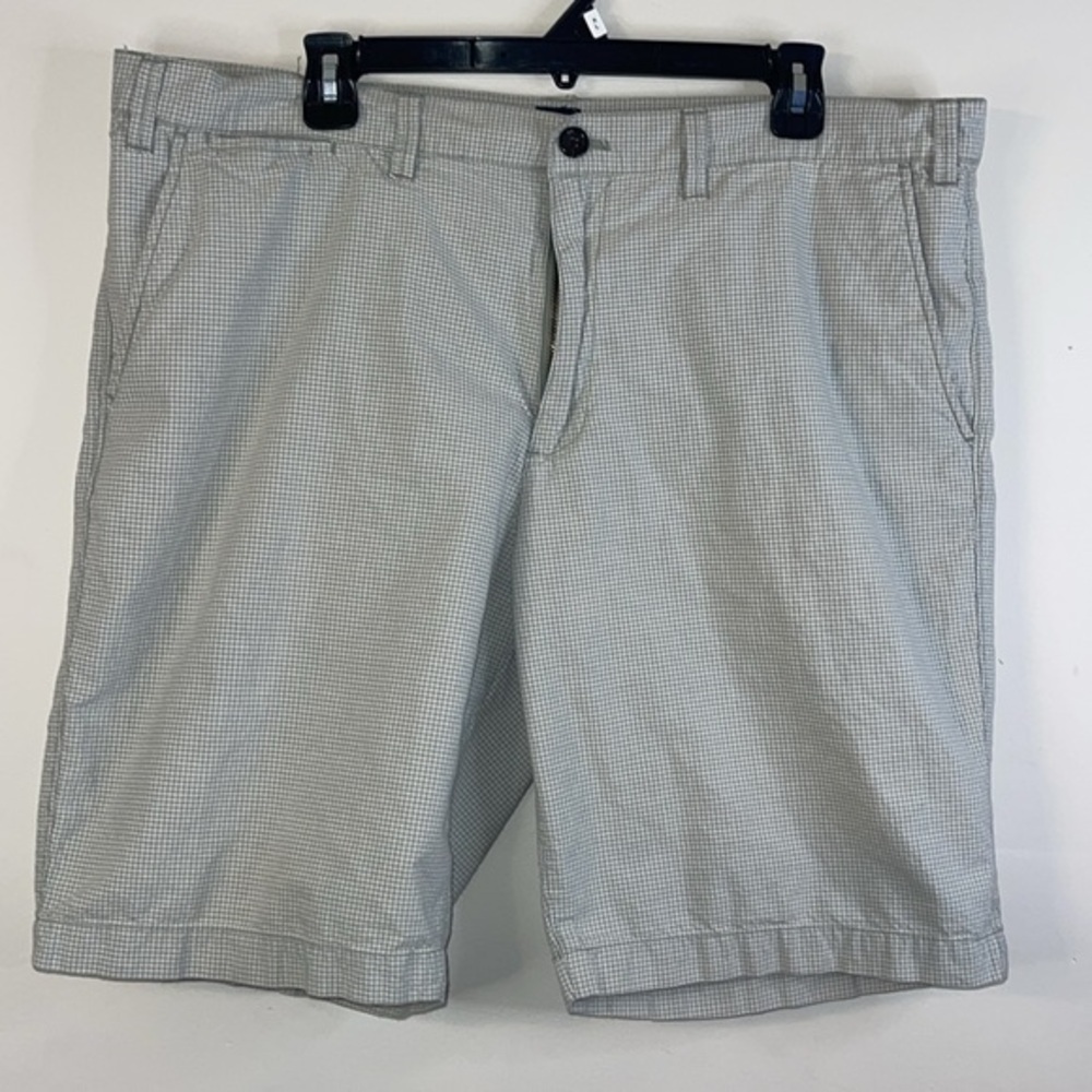 Gap Men's Checkered Shorts - Light Gray Size 40 waist EUC #5
